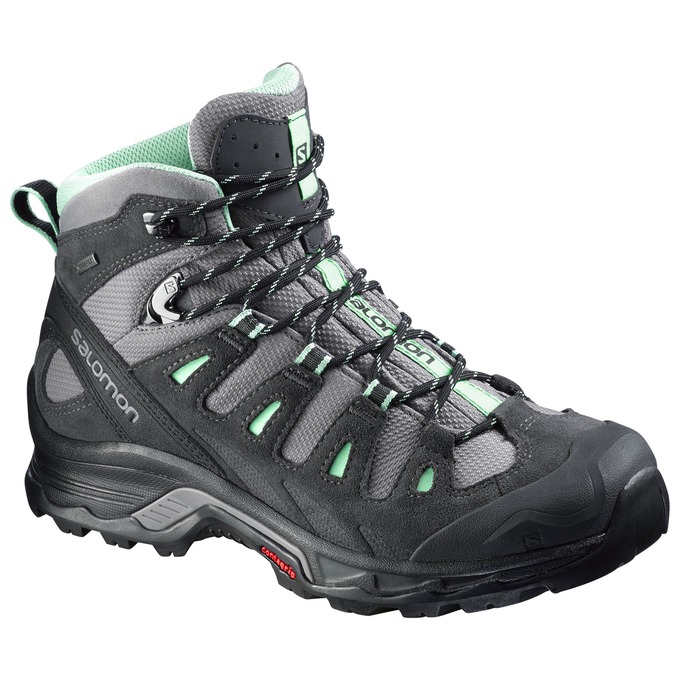 Salomon QUEST PRIME GTX® W Botas De Montaña Mujer - Negras / Plateadas - Colombia (07953-YNFT)